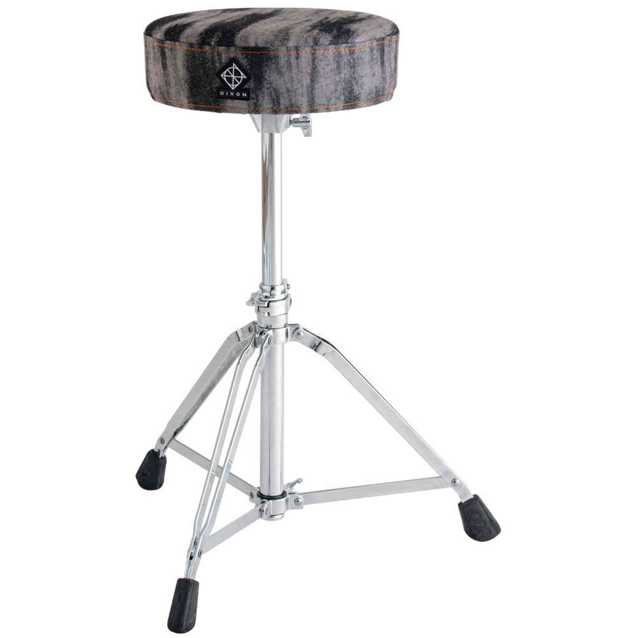 Dixon Medium Weight Drum Throne - Limited Edition Slate Grey | Premium Drum Stool for Drummers | Perfect for Live Performances, Studio Recording & Practice Sessions