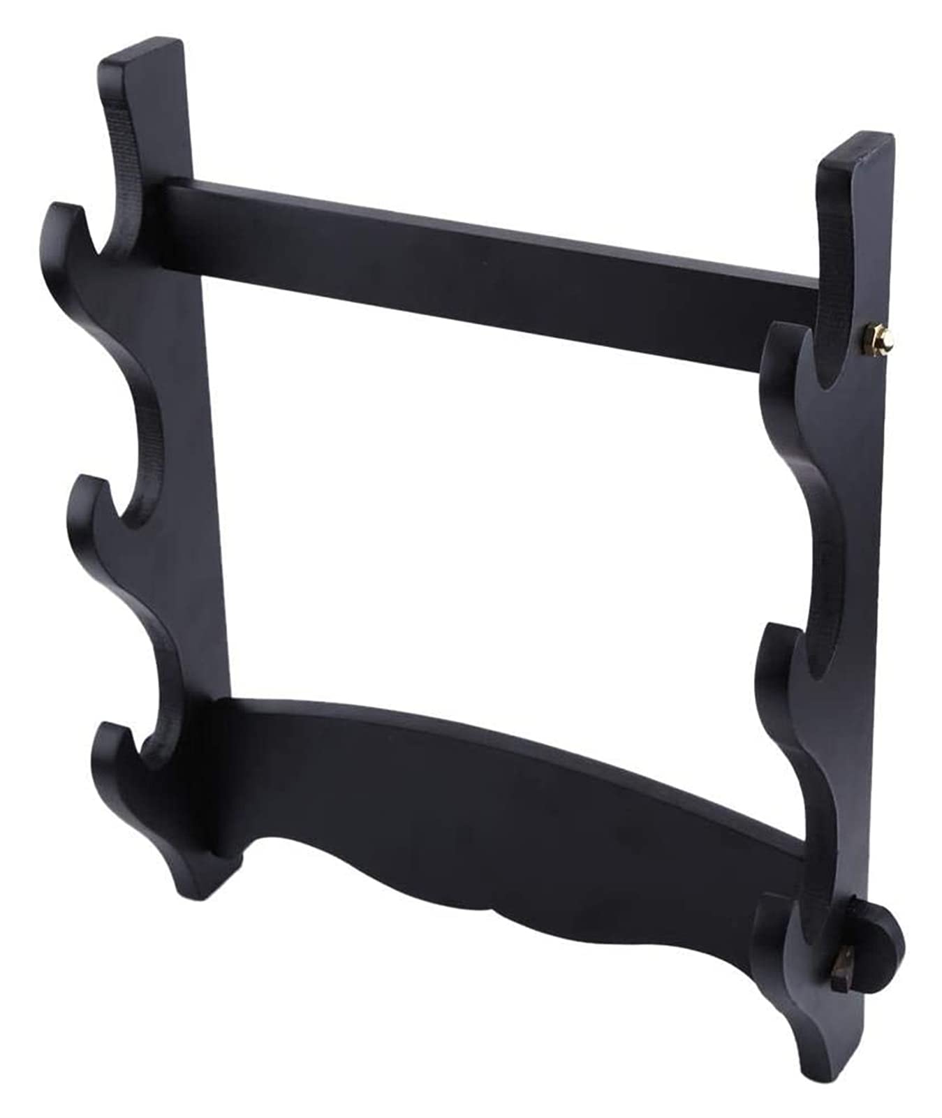 SYZHIWUJIA 3-Tier Samurai Sword Display Stand - Wall Mounted Katana Holder & Weapon Hanger Bracket for Sword Collection Display | Perfect for Home Decor, Martial Arts Studios, and Anime Cosplay Displays
