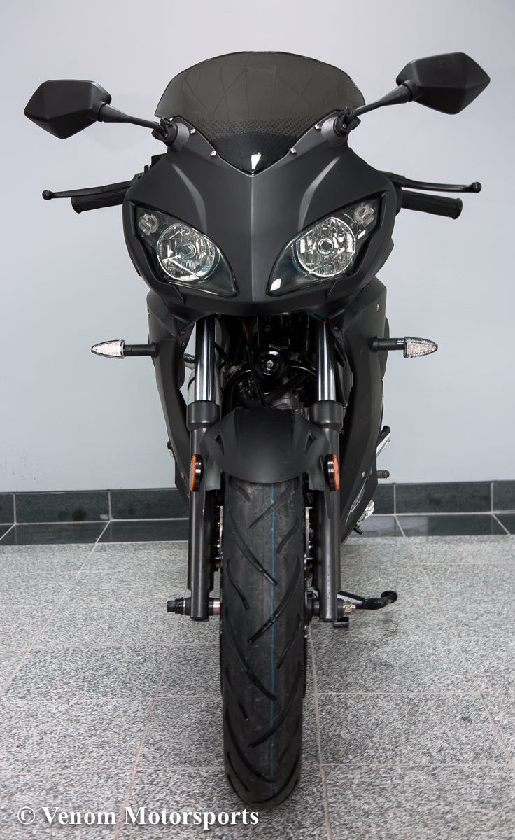 Venom X22 125cc Ninja Style Motorcycle - 4 Speed Manual Transmission for Street Riding & Commuting