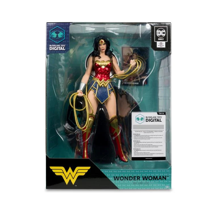 DC Comics Wonder Woman (Jim Lee) 1/6 Scale Collectible Figure with Digital Code - Perfect for Superhero Fans, Display & Gift Giving