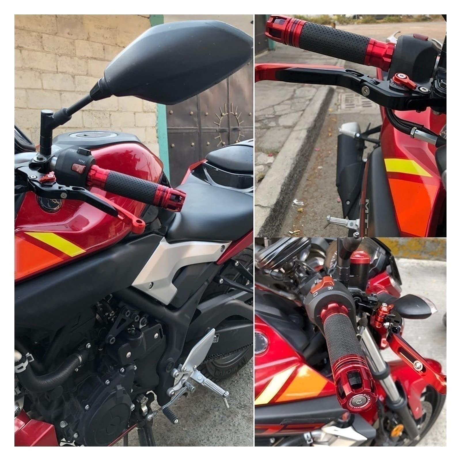 High-Performance Motorcycle Brake & Clutch Levers - CNC Aluminum Racing Handle Levers for Honda NC700X (2012-2013) - Durable Motorcycle Accessories for Street & Track Riding