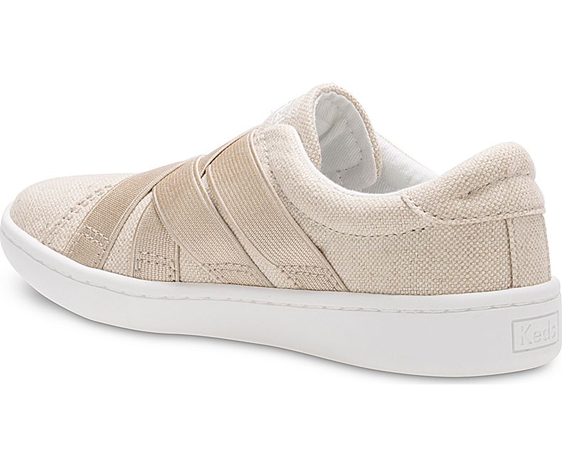 Keds Rose Gold Ace Sneakers for Women - Comfortable Casual Shoes for Walking, Running & Everyday Wear | Perfect for Work, Travel & Outfits