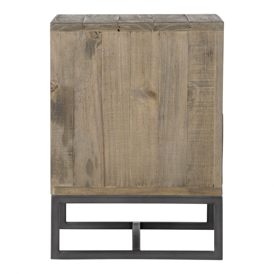 Elena Nightstand - Modern Bedside Table with Drawer, Wooden Night Stand for Bedroom, Living Room & Office - Perfect for Storage, Decor & Small Spaces