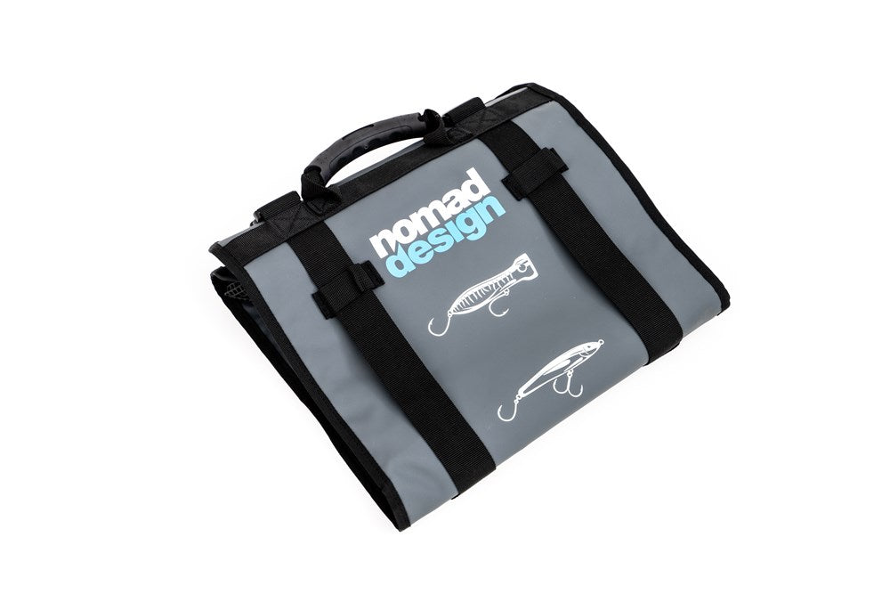 Nomad Design Lure Roll - Premium Fishing Lure Organizer for Bass, Trout & Saltwater - Compact & Durable Tackle Storage for Boat, Kayak & Shore Fishing