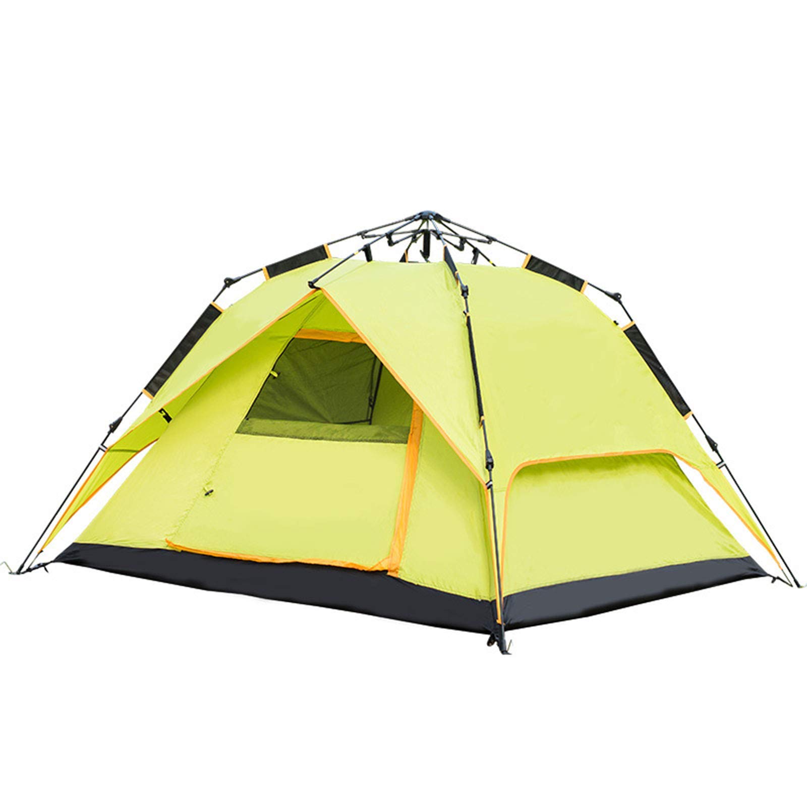 Family Camping Tent - Instant Pop Up Tent for 1-4 People, Automatic Double Layer Outdoor Shelter with Carry Bag - Perfect for Backpacking, Beach Trips & Family Camping Adventures