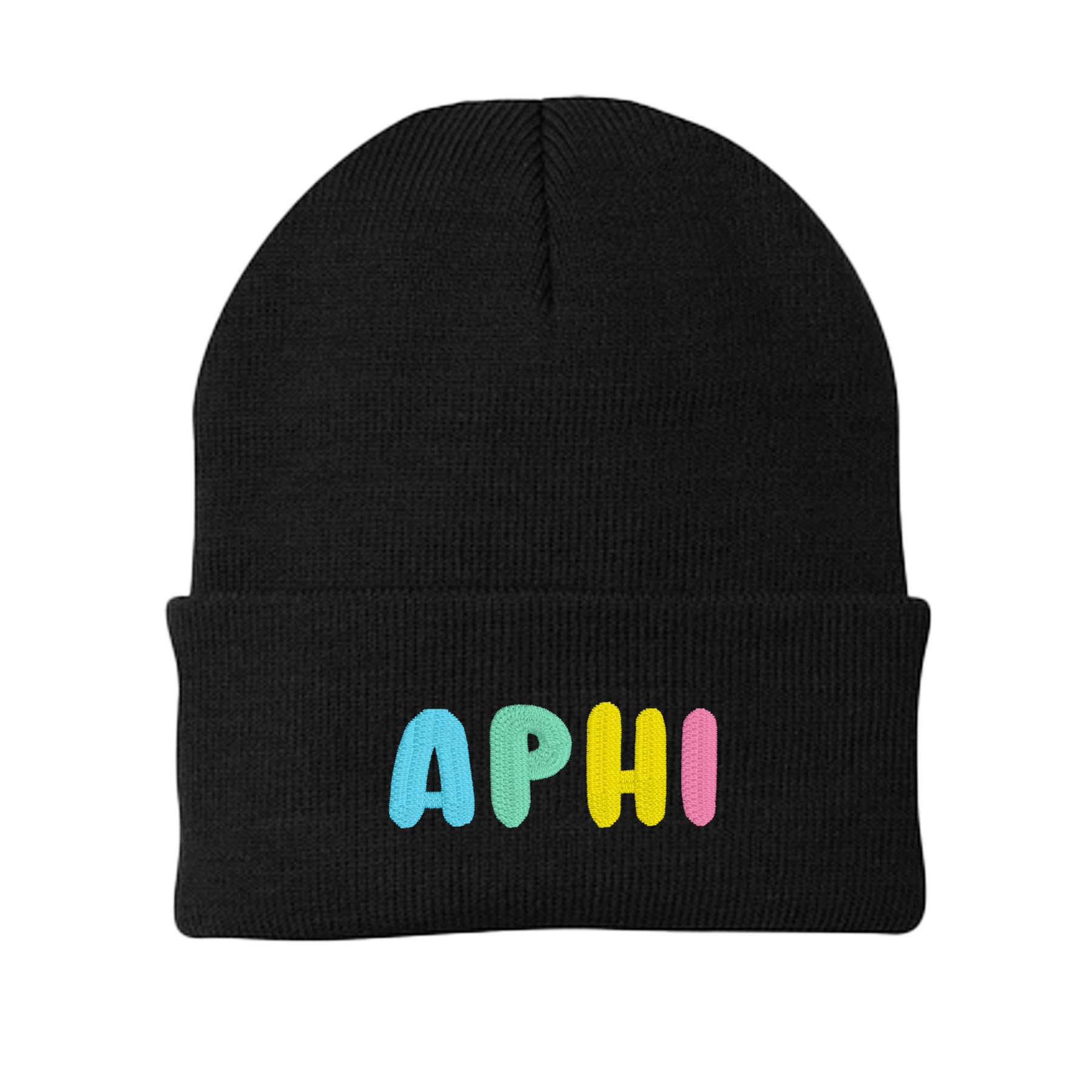 Go Greek Chic Bubble Beanies - Trendy Knit Winter Hats for Women & Men - Perfect for Skiing, Snowboarding & Cold Weather Fashion
