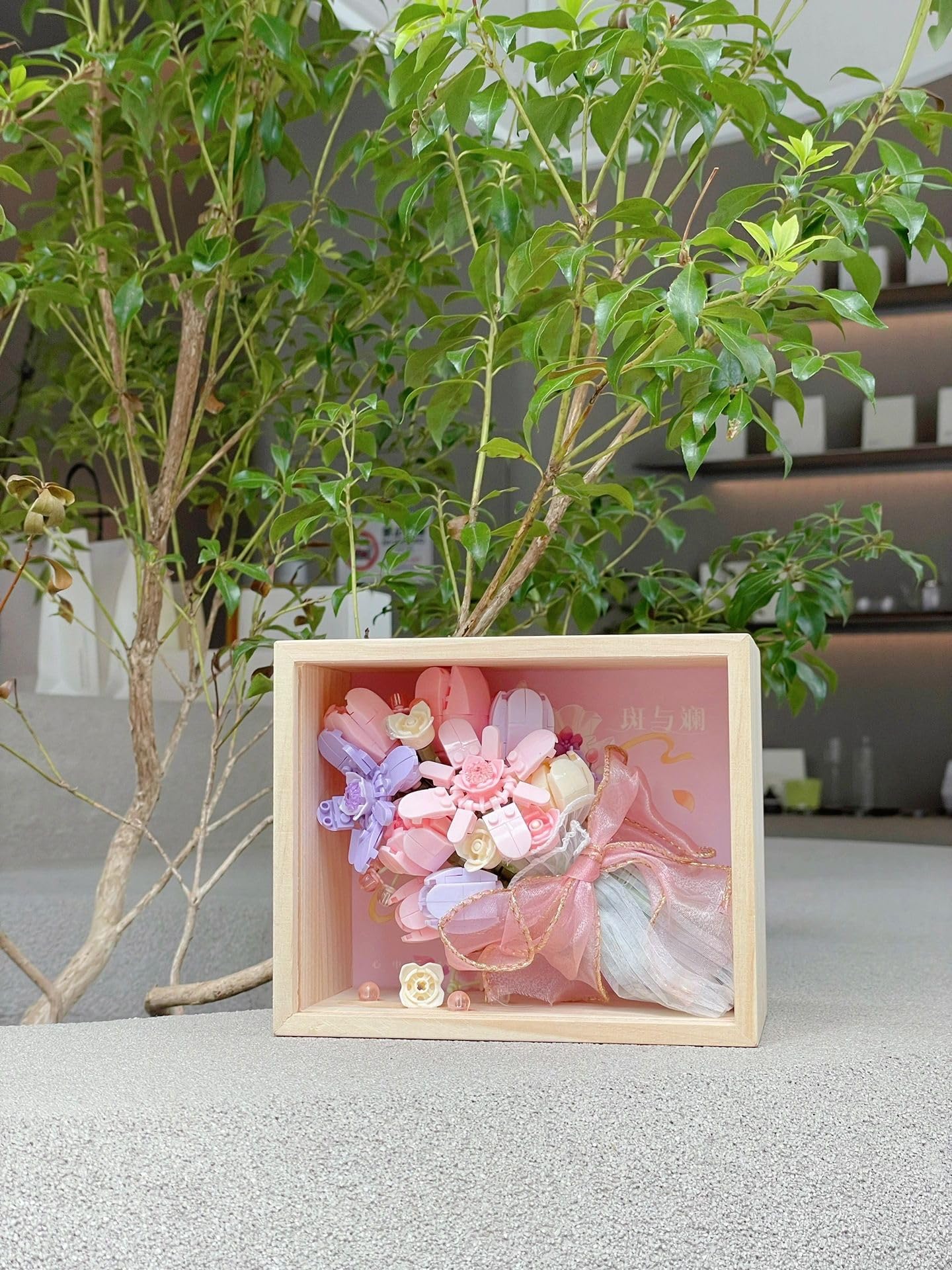 DIY Mini Bricks Flower Bouquet Building Set - Unique Home Decoration Artificial Flowers for Girls Ages 8-12 | Botanical Collection Gift Idea for Birthdays & Room Decor | Creative STEM Toy (Not Lego Compatible) 8042016