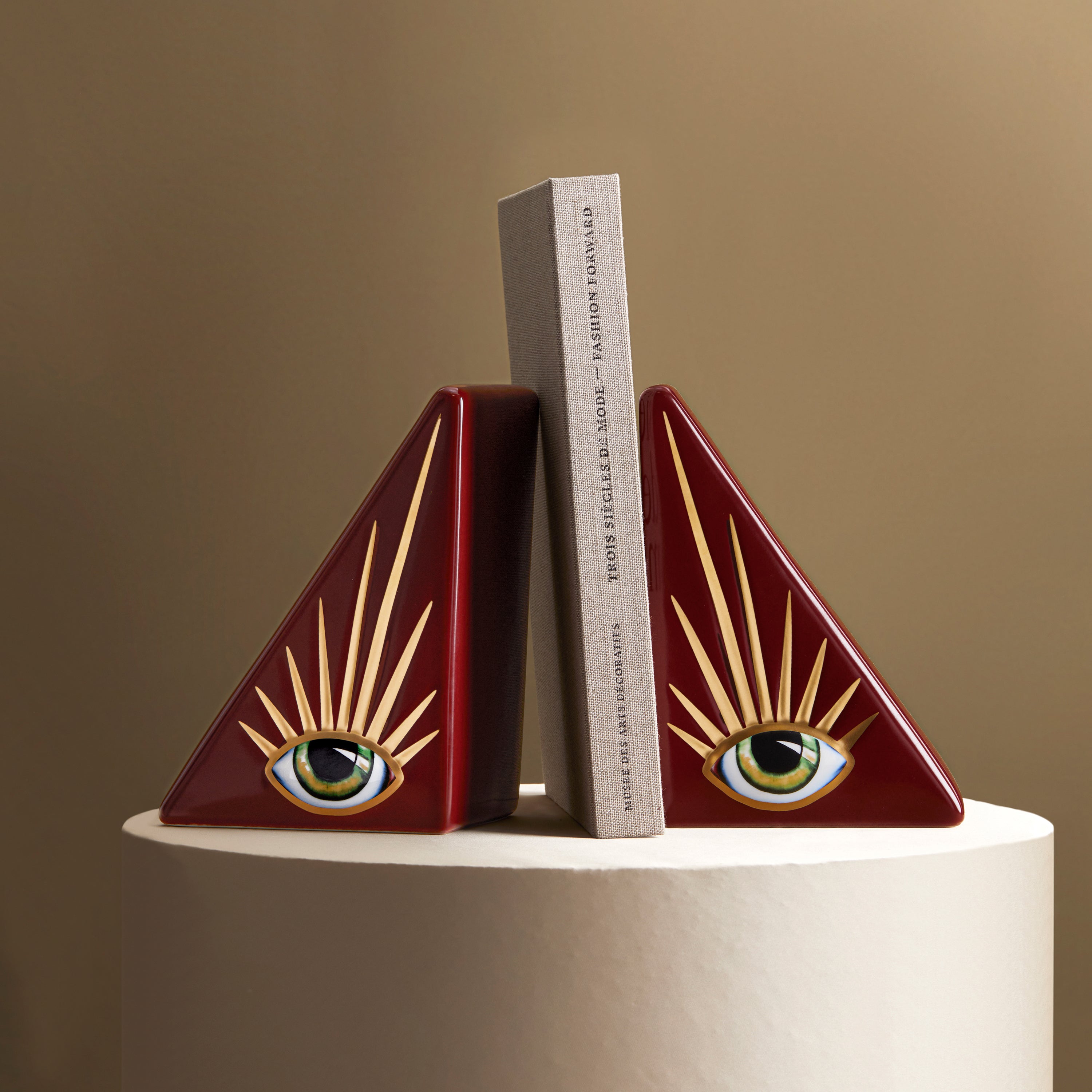 Lito Bookend Bordeaux - Elegant Wine-Themed Book Holder for Home & Office Decor - Perfect for Bookshelves, Desks, and Gift Giving
