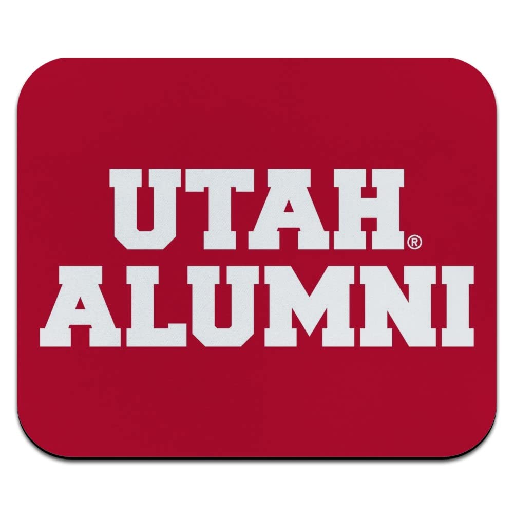 University of Utah Alumni Low Profile Thin Mouse Pad - Non-Slip Rubber Base, Smooth Surface for Gaming & Office Use - Perfect for Graduates, Students & Fans