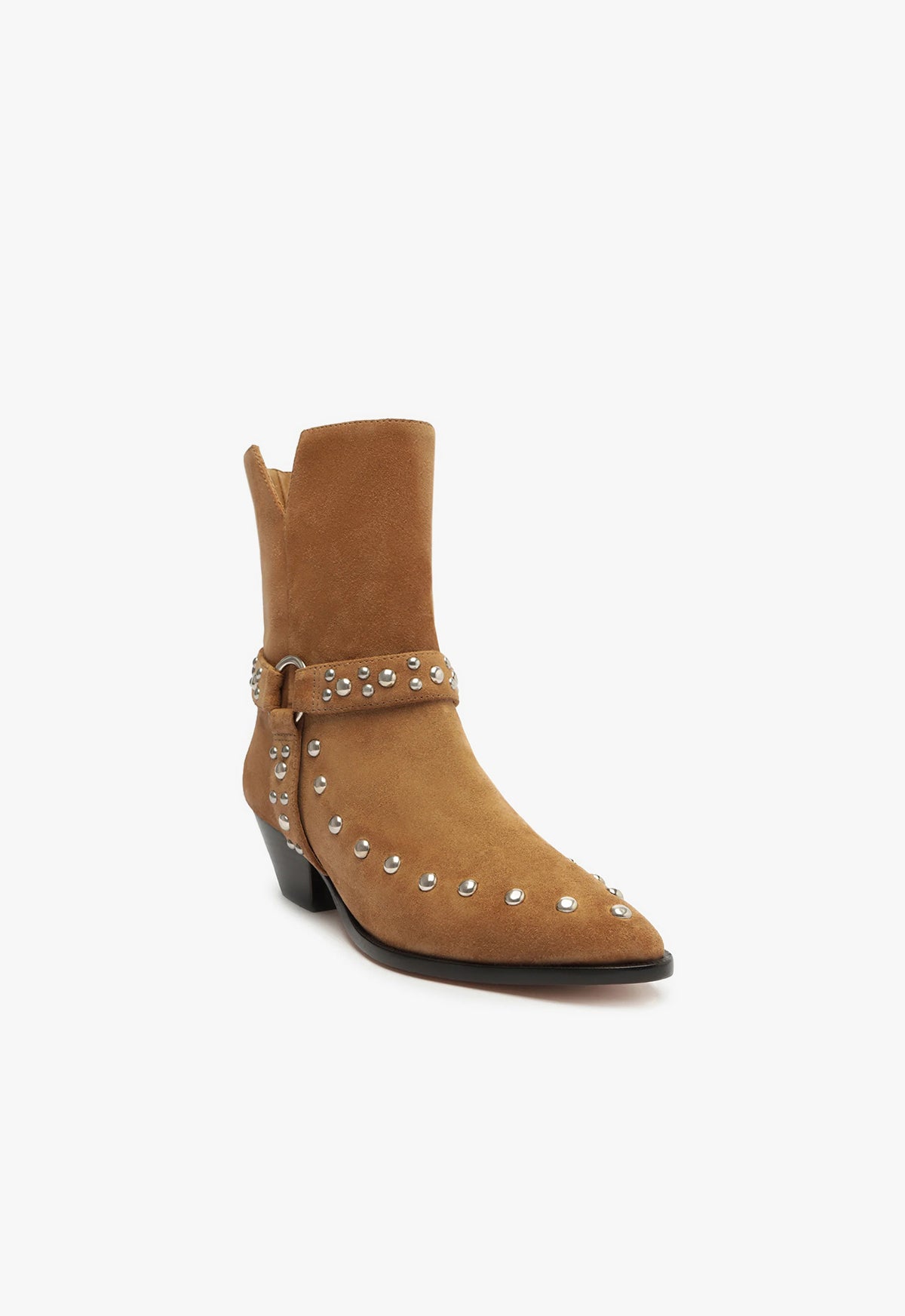 Rhiannon Suede Bootie - Women's Comfortable Ankle Boots with Block Heel | Perfect for Fall, Winter & Office Wear