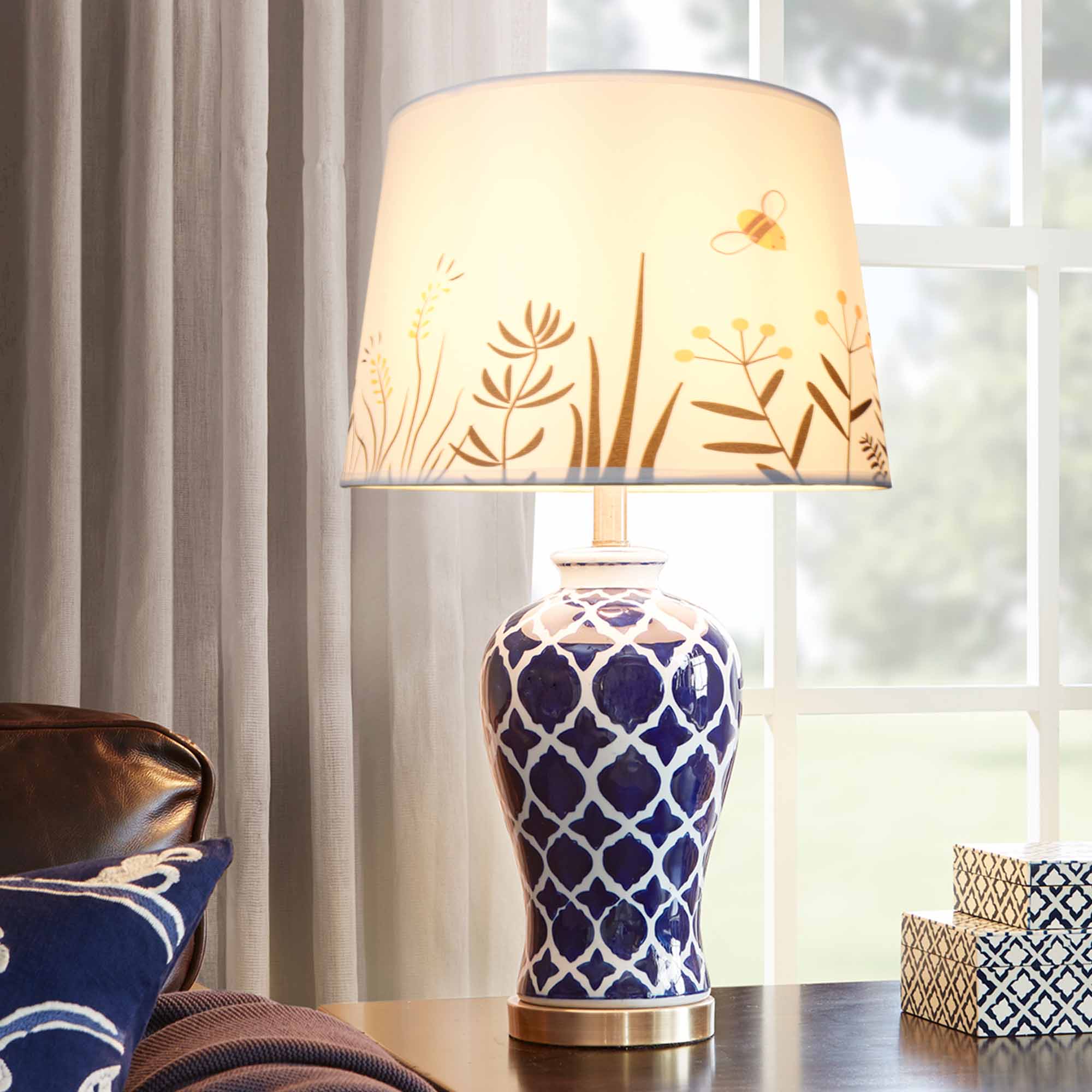 Empire Style Round Lamp Shade 10x12x8 Inches - Set of 2, Limited Edition Home Decor by Carro Collection | Perfect for Bedroom, Living Room & Dining Room Lighting