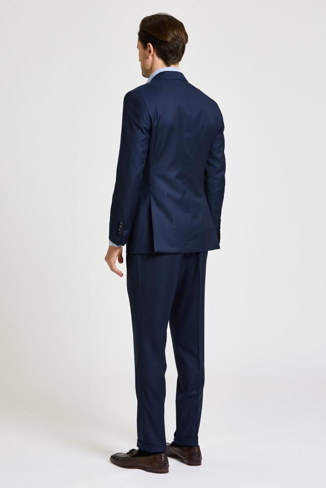 Premium Greyson Navy Blue Wool Suit for Men - Classic Business & Formal Attire for Weddings, Office & Special Occasions