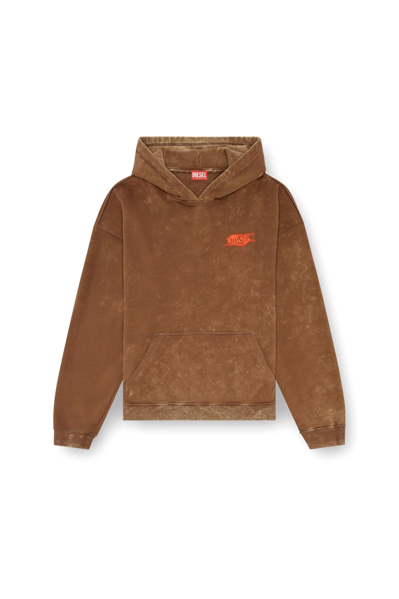 Diesel S Boxt Hood Q5 Brown Leather Jacket for Men - Stylish & Durable Outerwear for Casual Wear & Outdoor Adventures