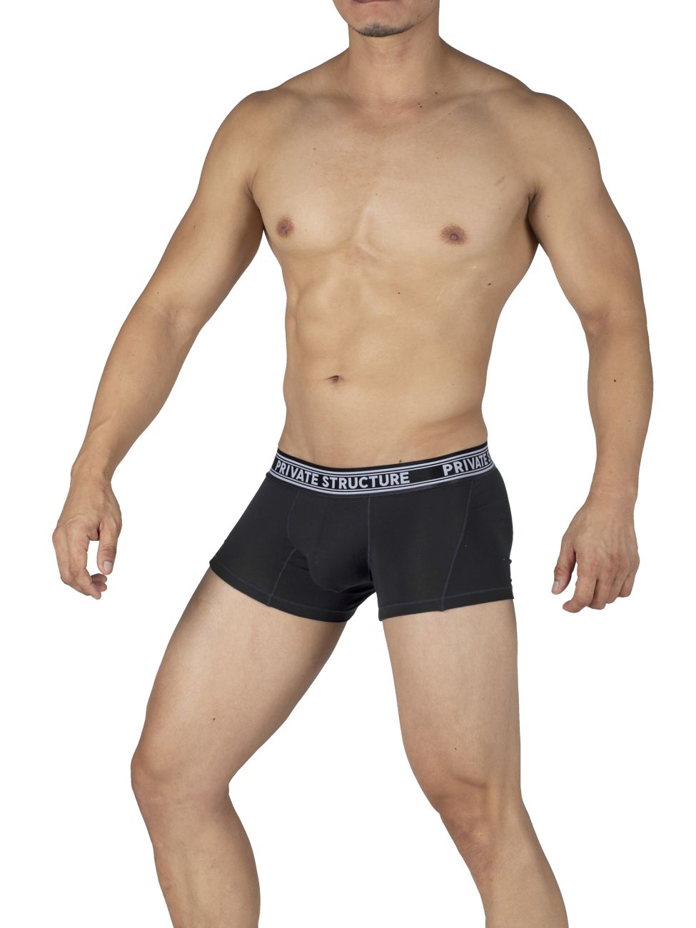 Private Structure Mid Waist Trunk - Comfortable Men's Underwear for Everyday Wear | Breathable Cotton Boxer Briefs | Perfect for Workout, Lounge & Sleep