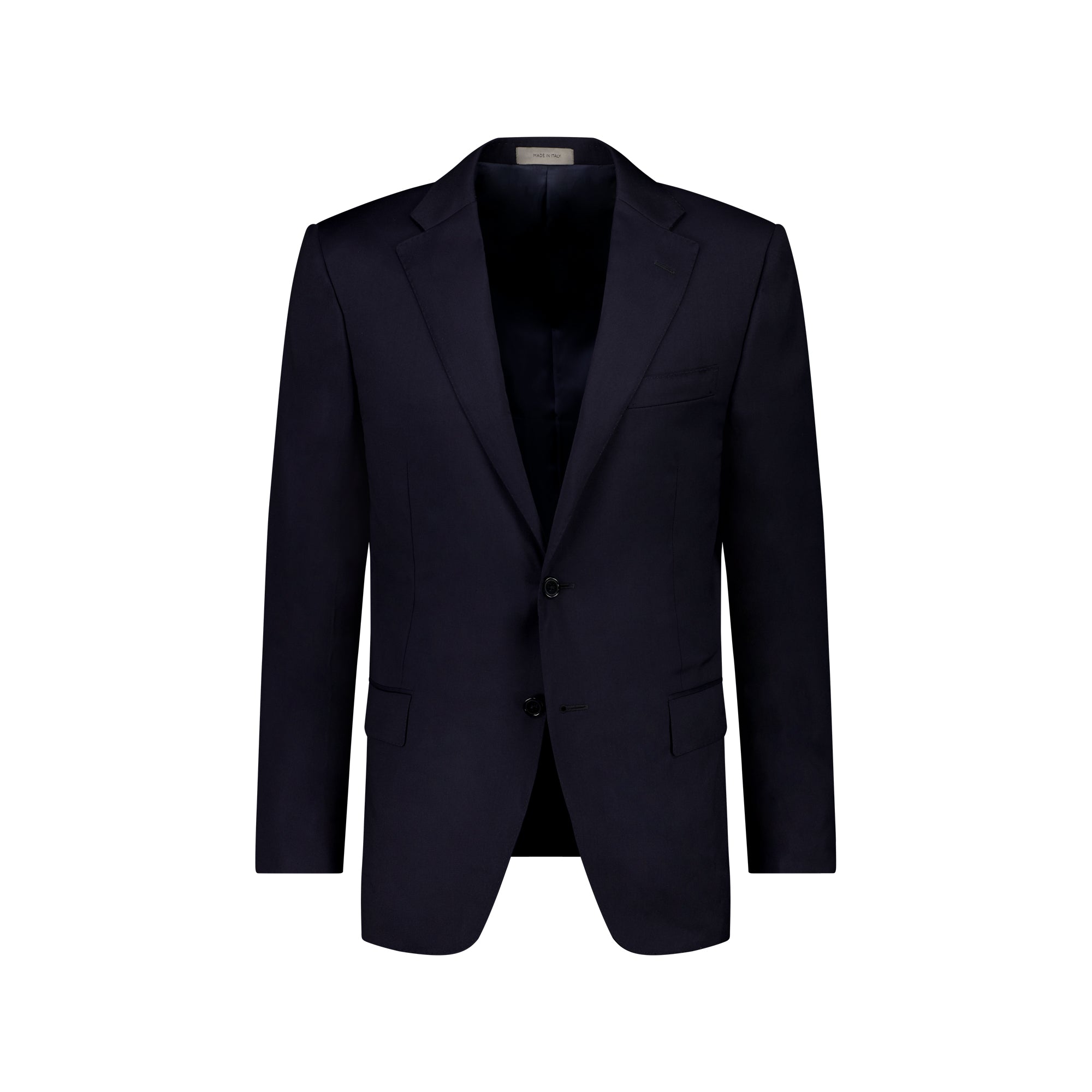 Premium CORNELIANI Plain Leader Wool Suit for Men - Navy Blue Regular Fit | Business Attire, Office Wear & Formal Occasions