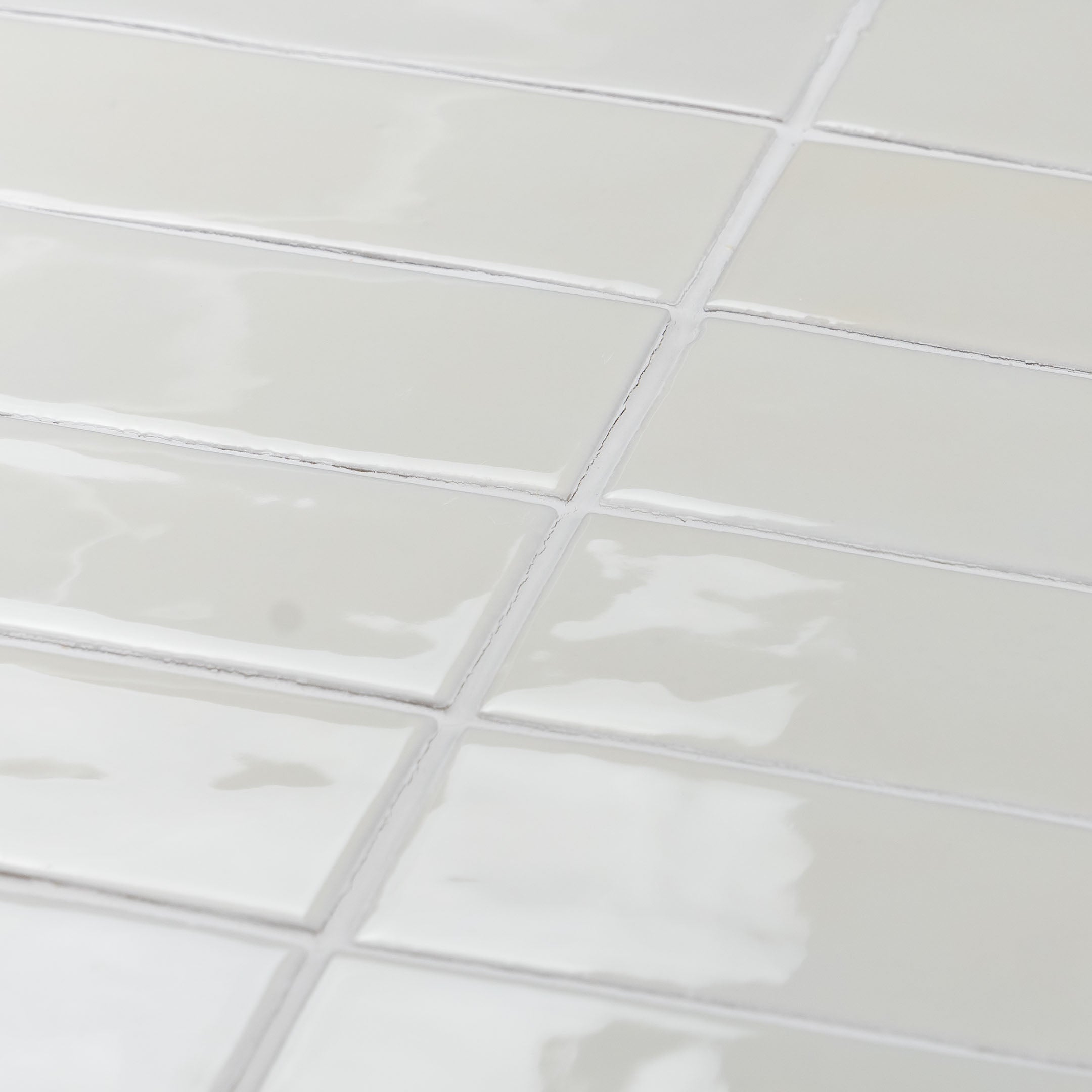 Premium City Stone 2x6 Zellige Subway Wall Tile - Handcrafted Moroccan Style Ceramic Tiles for Kitchen Backsplash, Bathroom & Shower Walls - Waterproof & Easy to Clean