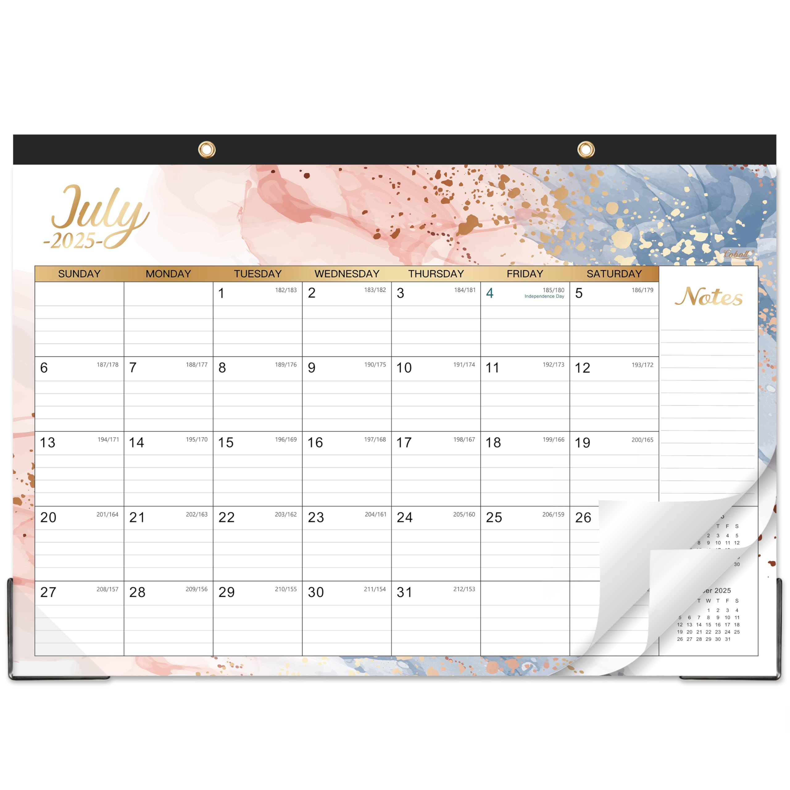 2025-2026 18-Month Wall & Desk Calendar - July 2025 to December 2026, 17