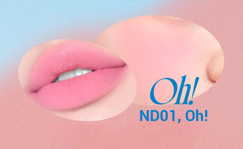 Fwee Lip & Cheek Blurring Pudding Pot - 5g Creamy Tint for Natural Flush (ND01 Oh!) - Perfect for Everyday Makeup & On-The-Go Touch Ups