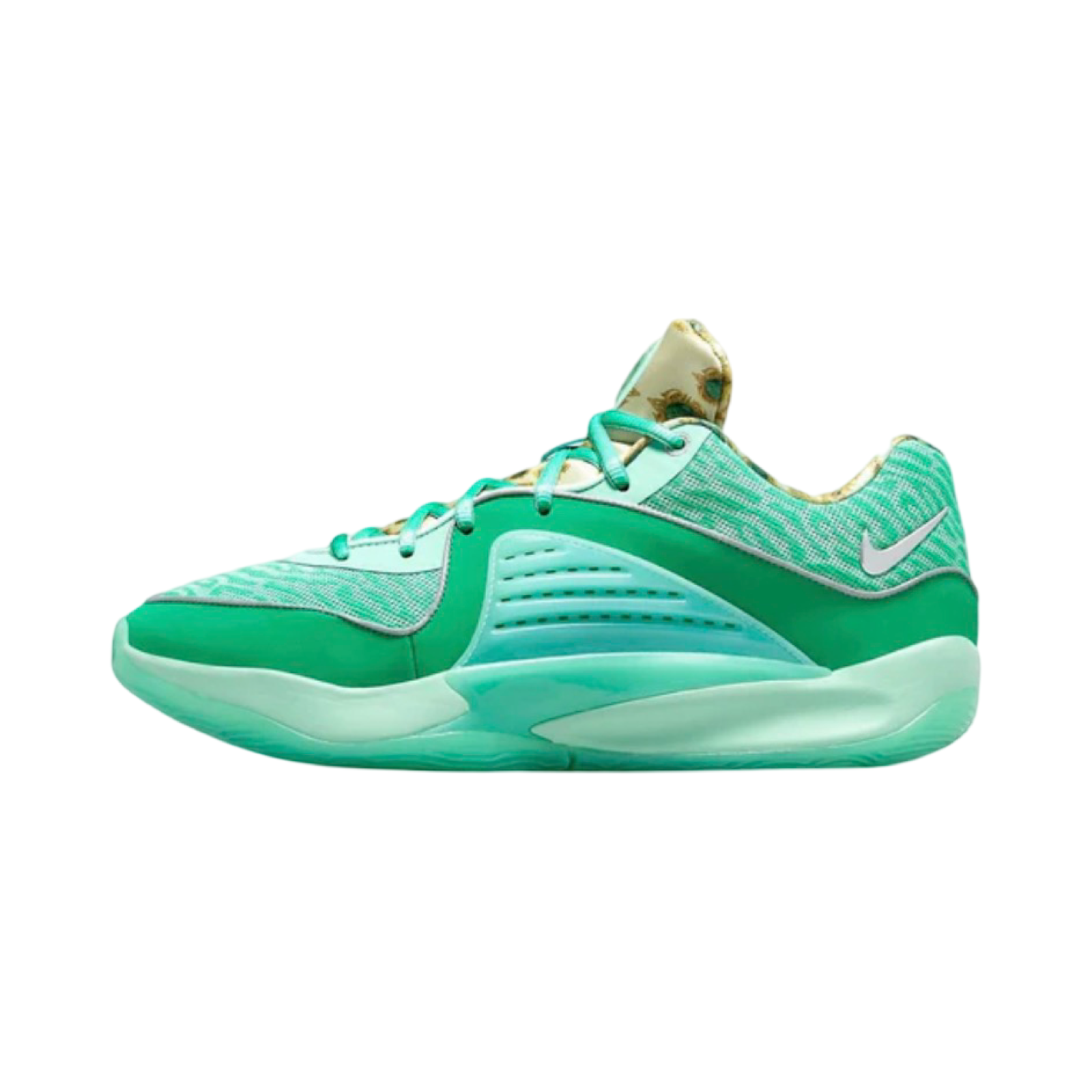 Nike KD16 Kevin Durant Basketball Shoes Mint Foam Metallic Silver - High-Performance Sneakers for Men, Ideal for Basketball Games, Training & Streetwear