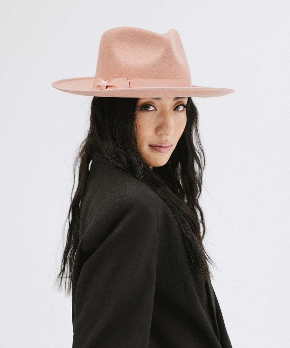 Monroe Rancher Fedora Hat for Men & Women - Western Style Cowboy Hat with Wide Brim - Perfect for Outdoor, Rodeo, and Country Music Events