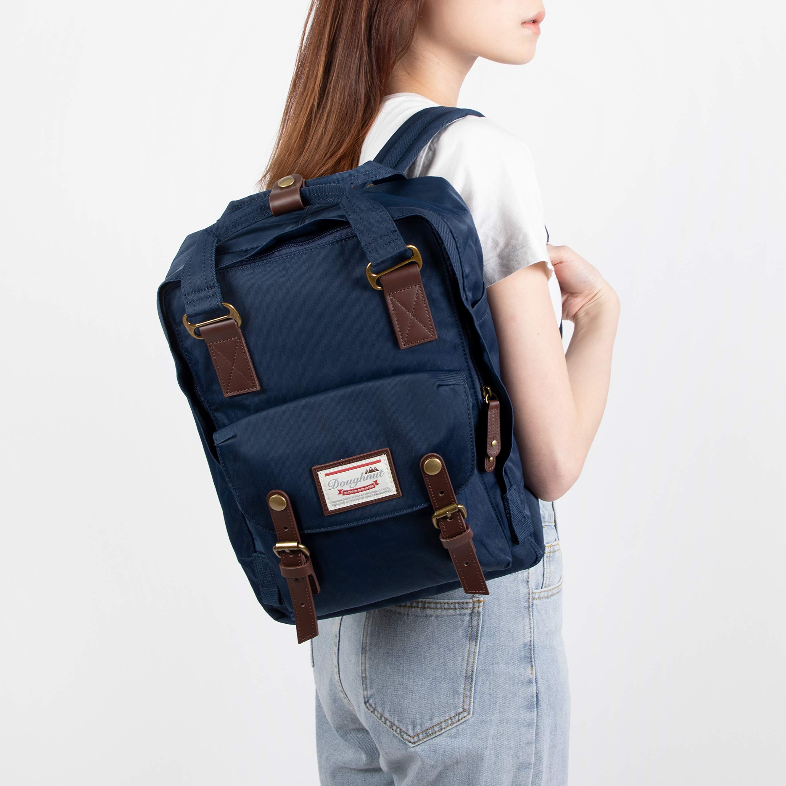 16L Lightweight Travel Backpack for Women - Stylish Doughnut Macaroon College Daypack, Casual Hiking & Commuter Backpack for School, Work & Weekend Getaways