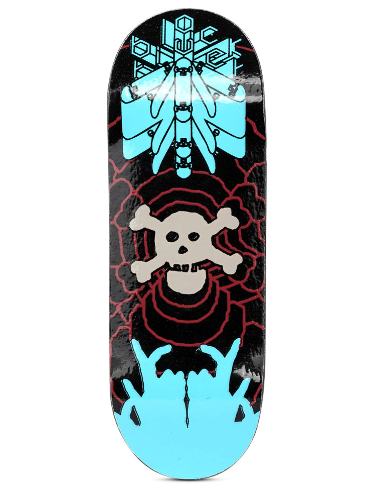 Blackriver Fingerboard Deck Psy Hands - Professional Finger Skateboard for Tricks & Stunts - Perfect for Skateboard Enthusiasts & Collectors - Great for Indoor Practice & Office Fun