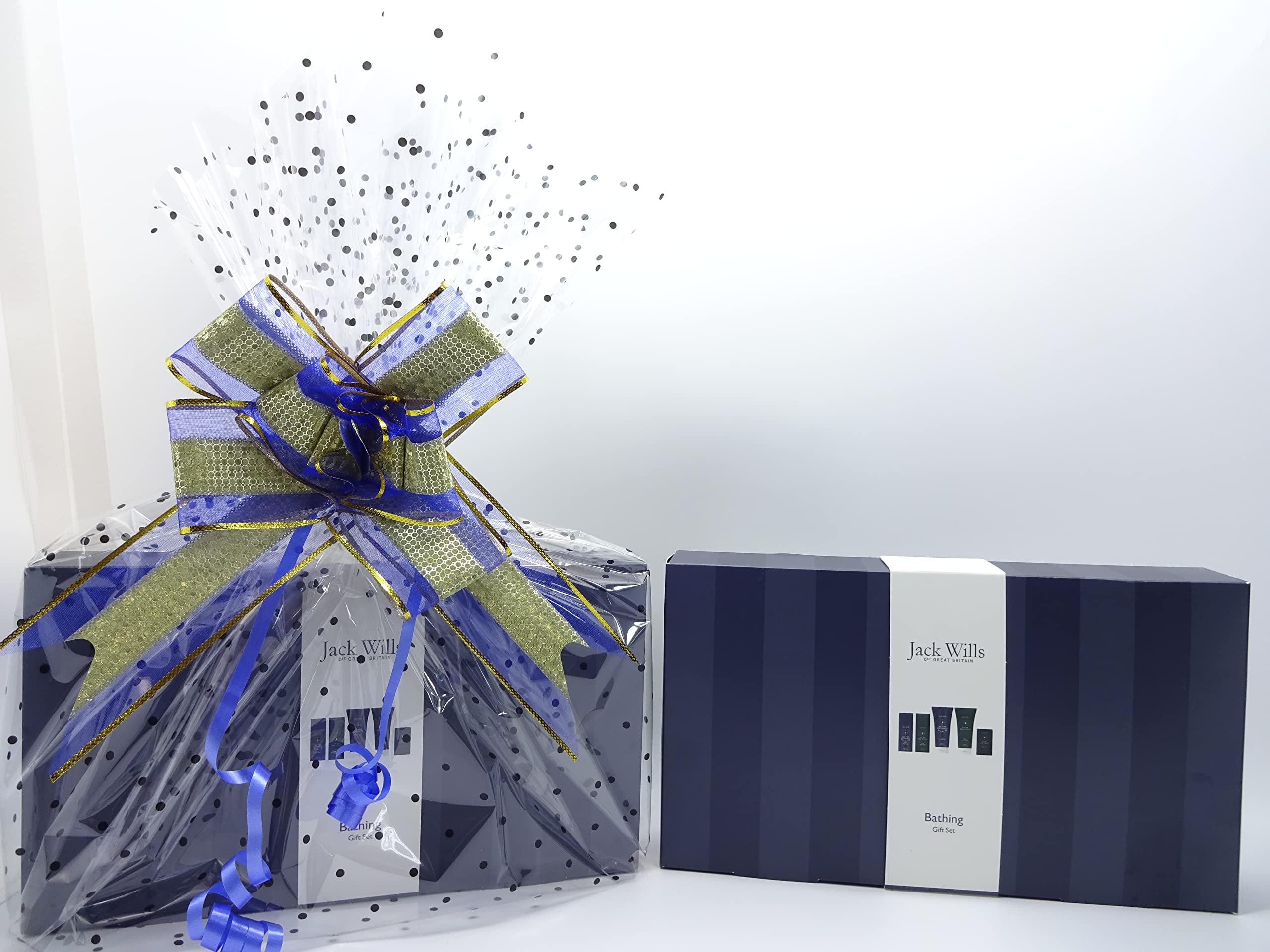 Jack Wills Men's Bathing Gift Set - Luxury Shower Gel, Body Wash & Cologne for Him - Perfect Birthday, Anniversary & Holiday Present - Ideal for Spa Days, Travel & Self-Care Routines