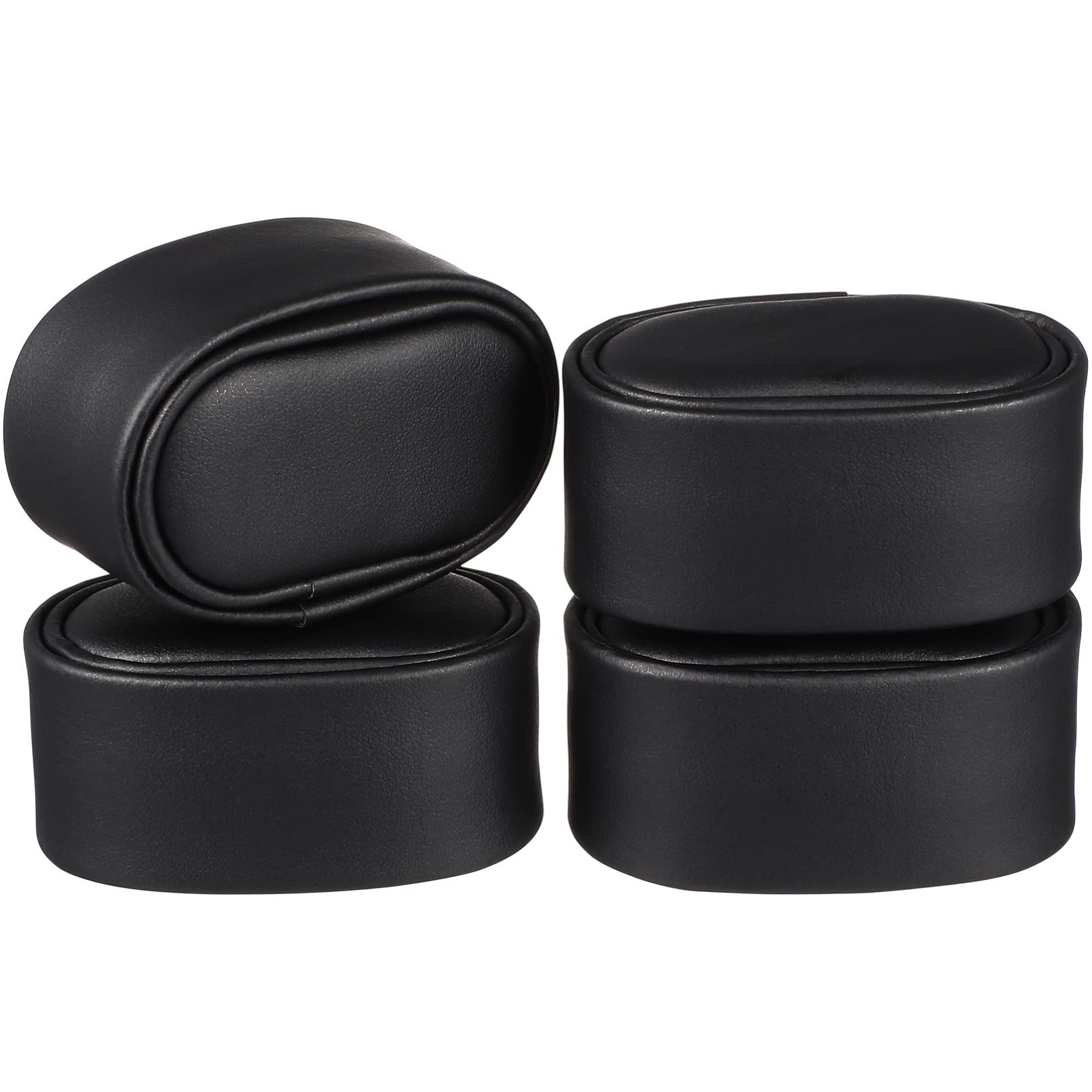 4 Pcs PU Leather Watch Winder Pillows - 2.6×1.7×1.3 Inch for Watch Display & Storage