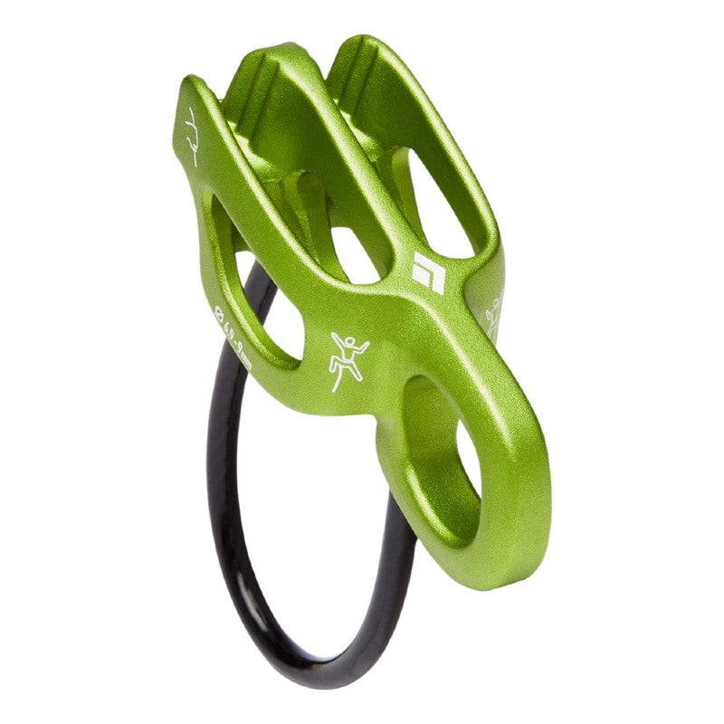 Black Diamond ATC Alpine Guide Belay Device - Lightweight Rock Climbing Gear for Rappelling & Belaying - Perfect for Outdoor Climbing, Mountaineering & Rescue Operations