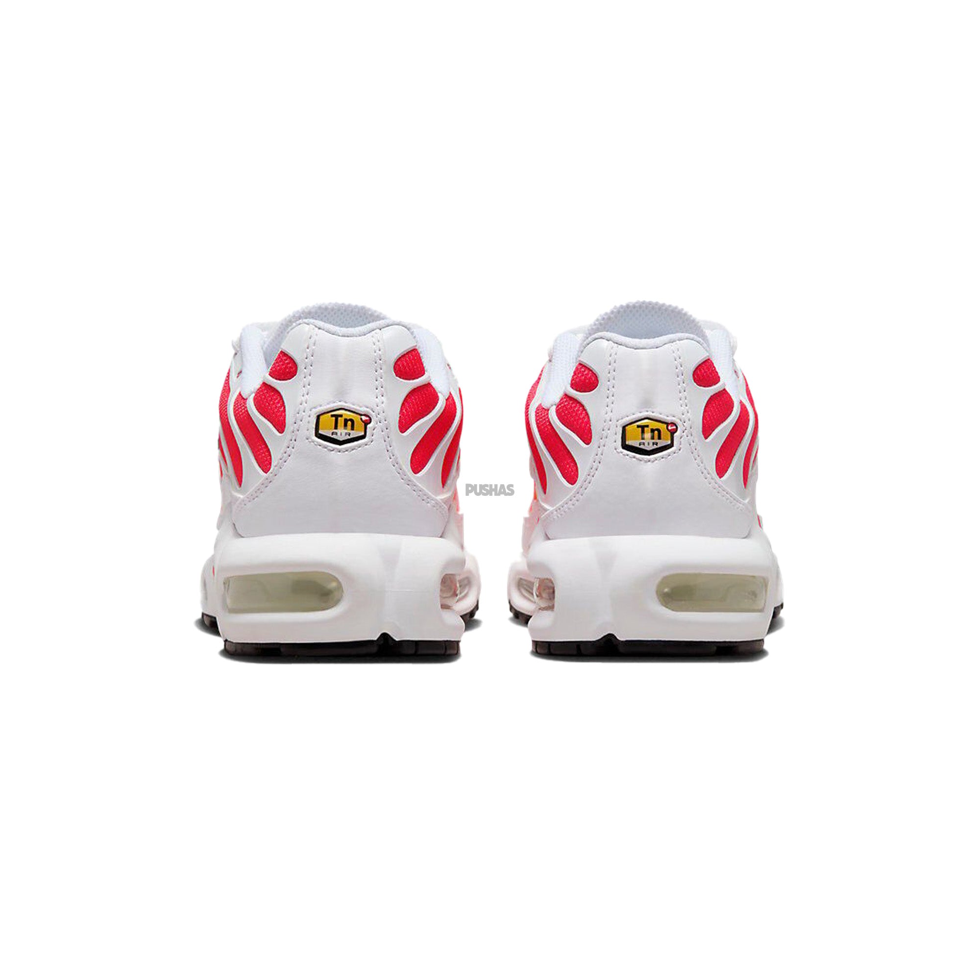 Nike Air Max Plus TN 'White Ember Glow' Running Shoes (2023) - Men's Lightweight Cushioned Sneakers for Gym, Jogging & Streetwear Fashion