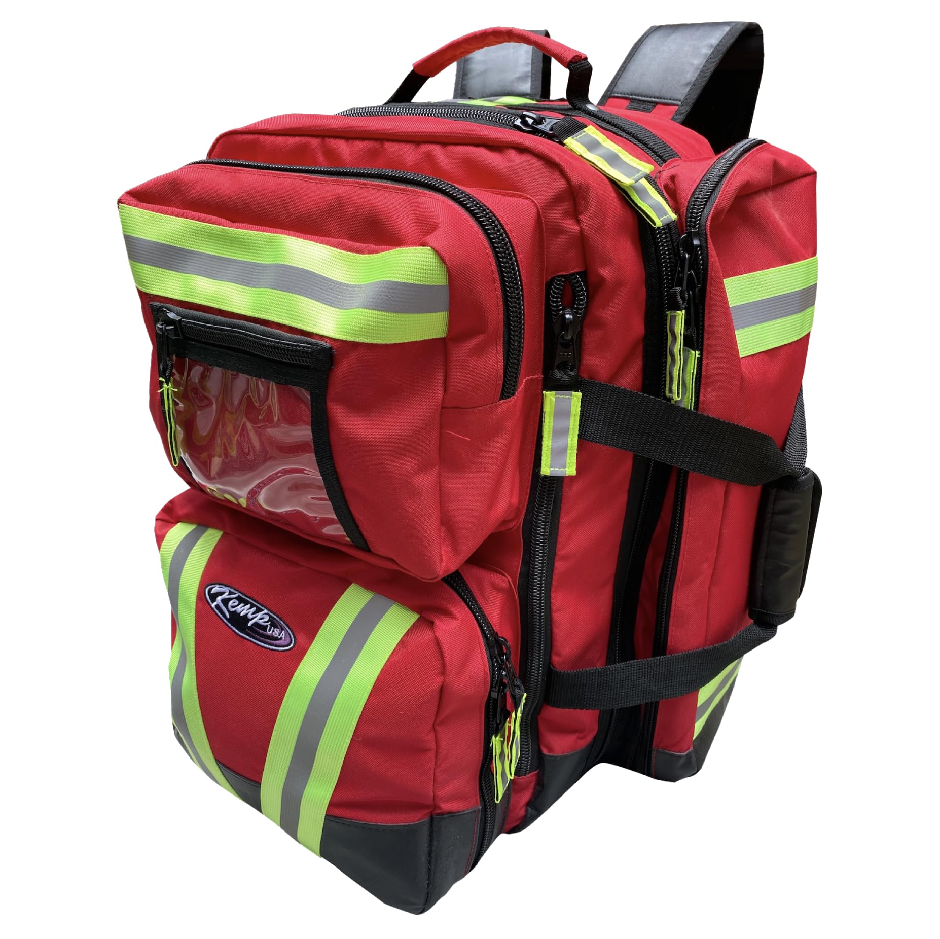 Premium Ultimate EMS Backpack by Kemp USA - Durable & Spacious First Responder Gear for EMTs, Paramedics & Emergency Professionals - Perfect for Ambulance, Rescue & Field Use