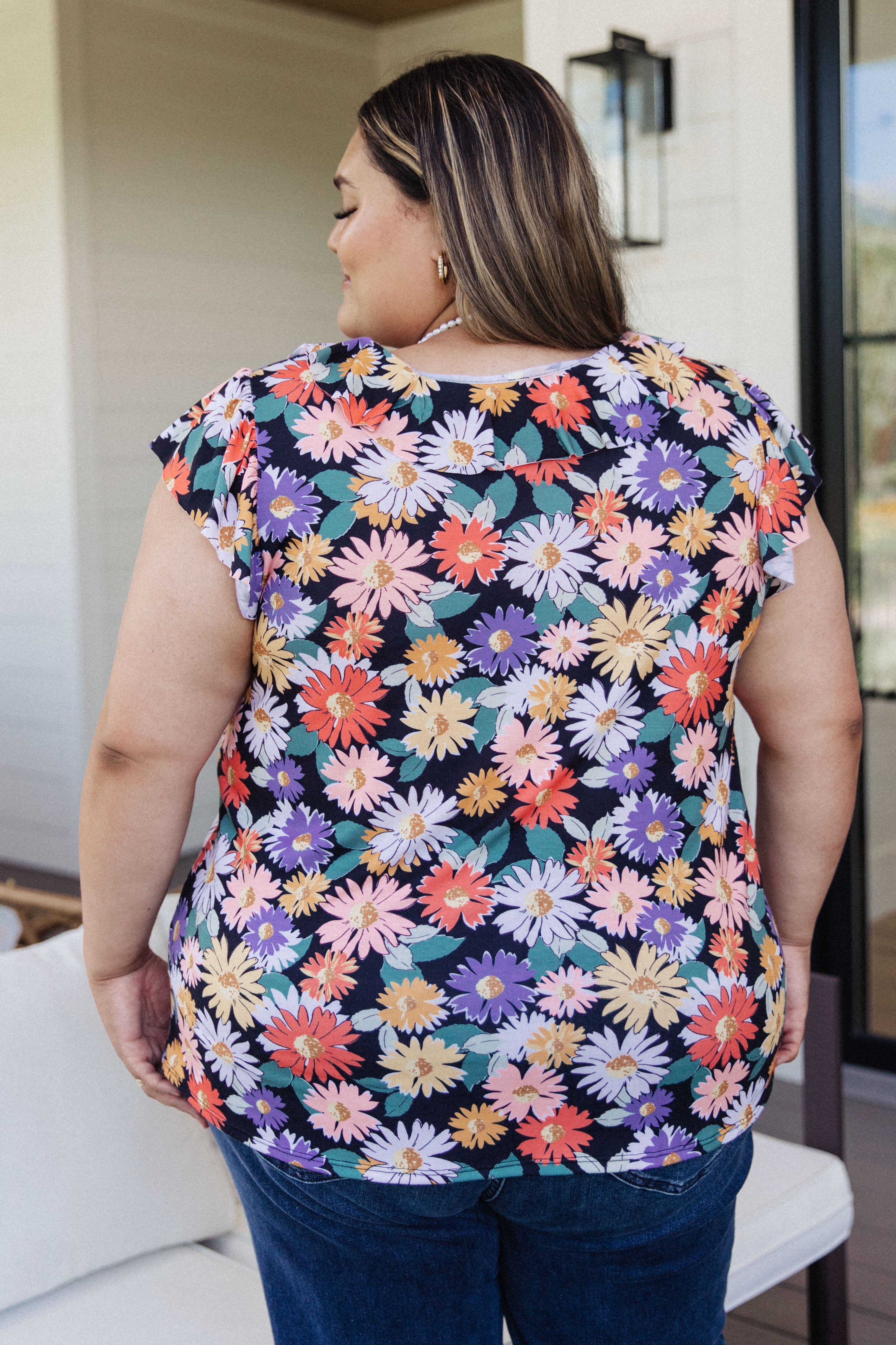Floral Print Women's Blouse - Elegant Floral Top for Spring & Summer | Perfect for Casual Outings, Office Wear & Date Nights