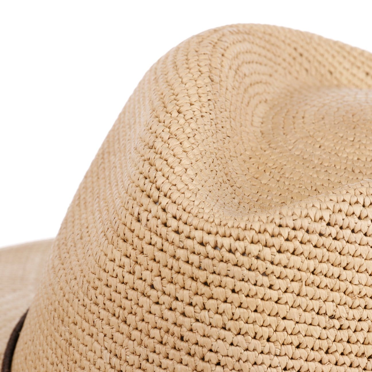 Lierys Handmade Crochet Crown Panama Hat for Women - Stylish Summer Beach Hat for Outdoor, Travel, and Vacation