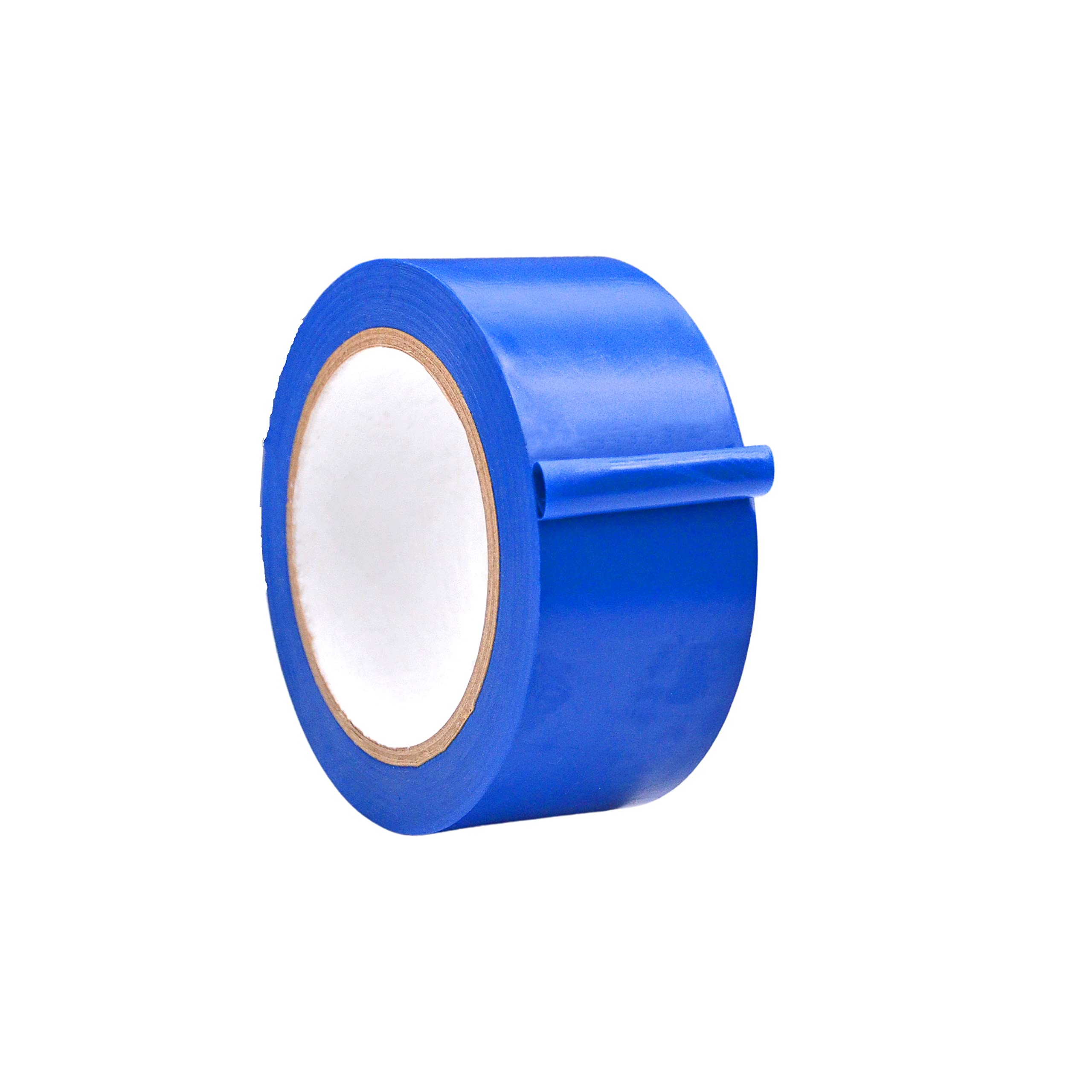 WOD Dark Blue Vinyl Floor Tape - 2 Inch x 36 Yards (12 Pack) - Non-Slip Gym Floor Marking Tape for Basketball Courts, Weight Rooms & Fitness Studios - Perfect for Safety Lines, Workout Zones & Equipment Boundaries