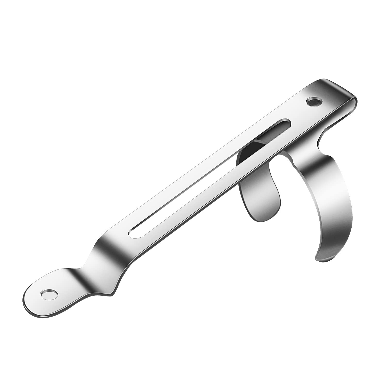 UltraTac Stainless Steel Pocket Clip for AA Battery Flashlights - Secure Attachment for A1 Flashlight - Perfect for Camping, Hiking & Emergency Use