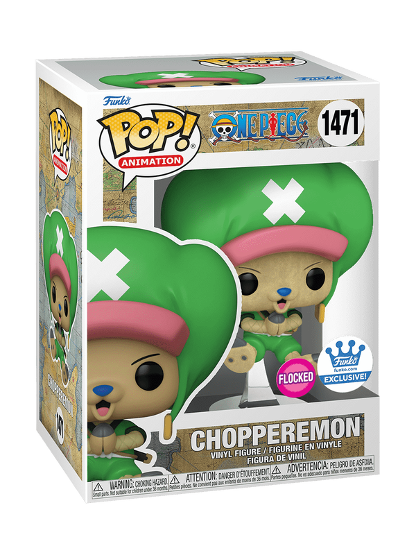 Funko Pop! One Piece: Tony Tony Chopper in Wano Outfit - Flocked Collectible Figure - Perfect for Anime Fans & Pop Culture Collectors - Great for Display, Gifts, and Themed Decorations
