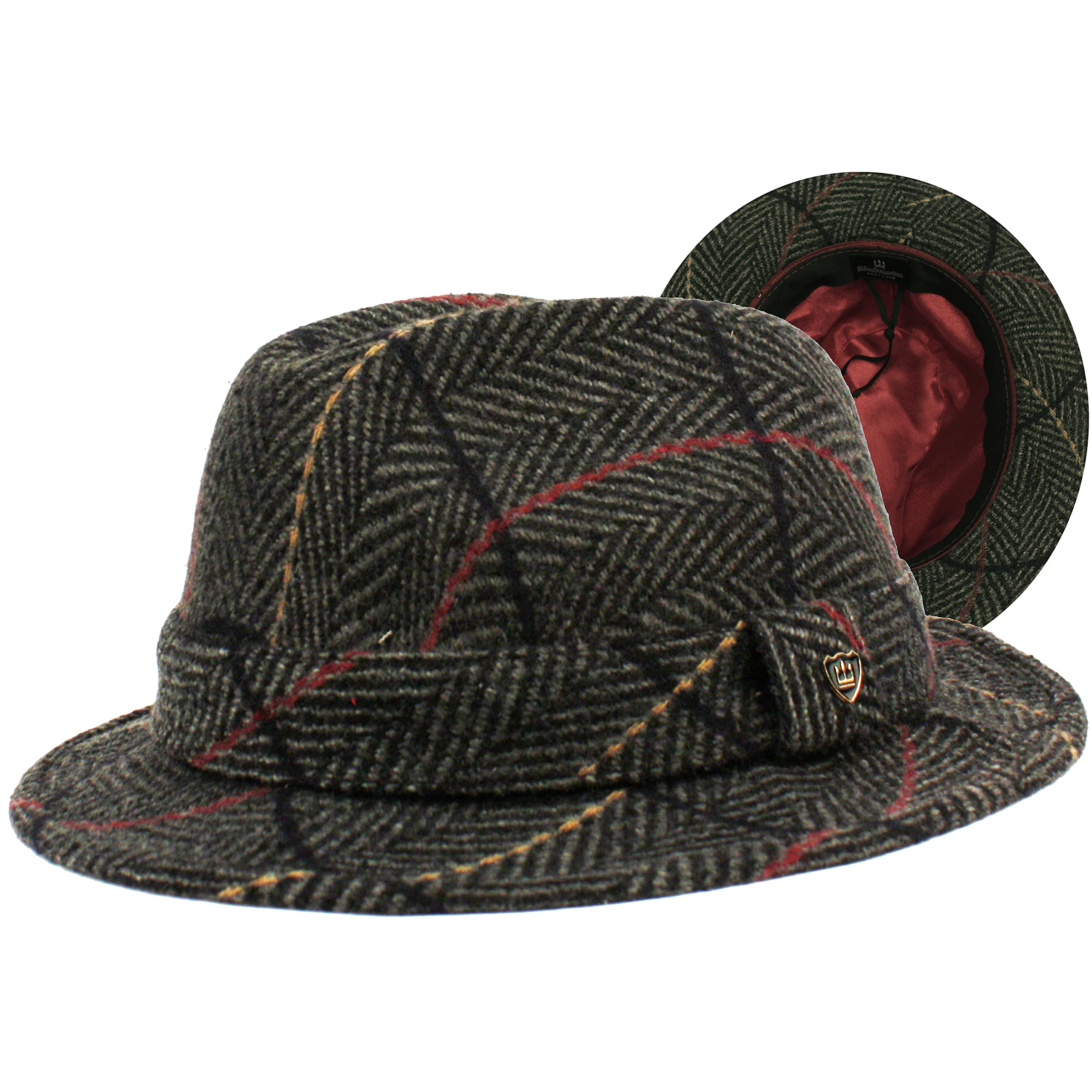 Stylish Wool Fedora Hat for Men & Women - Classic Irish Walking Hat for Outdoor Adventures, Travel & Fashion
