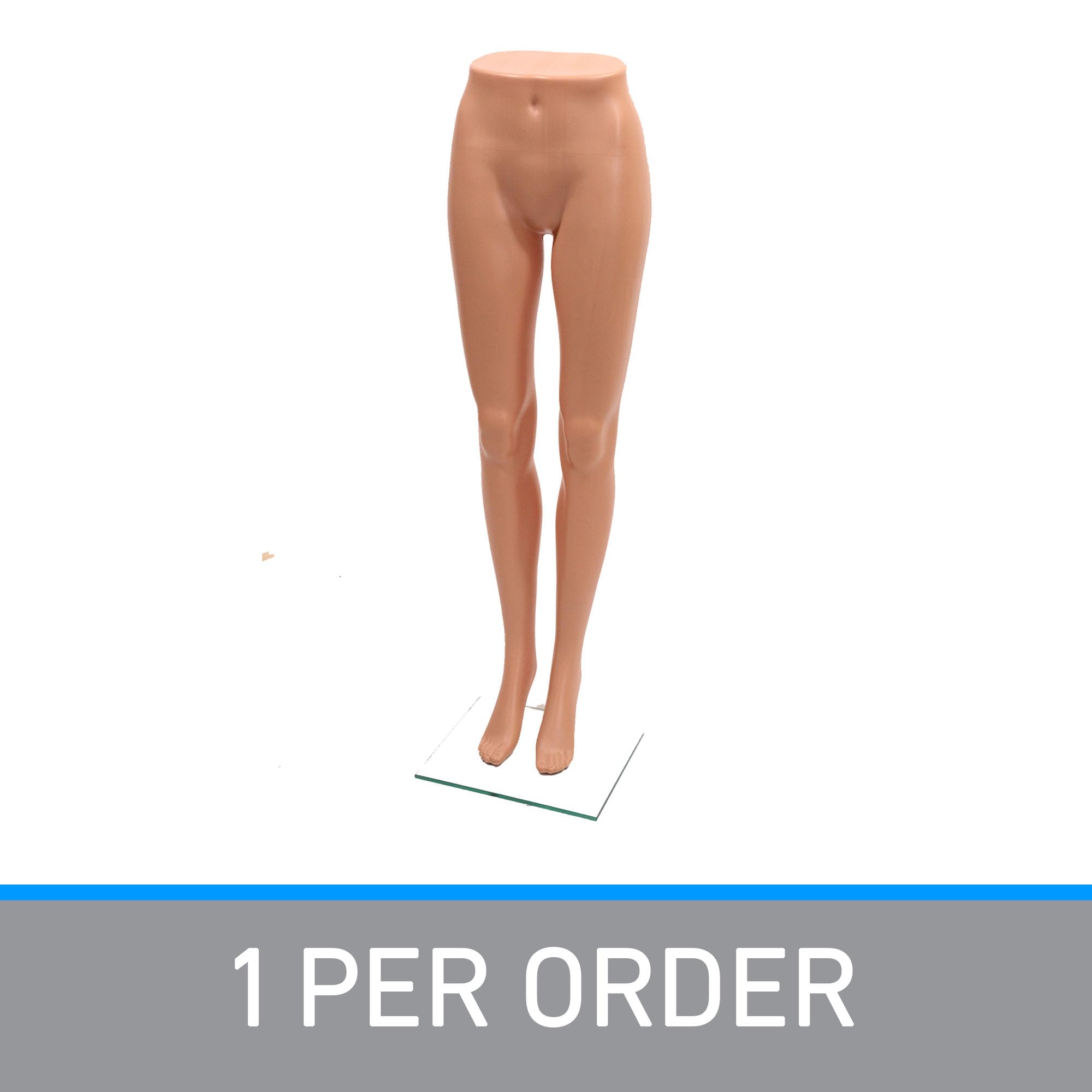 SSWBasics Female Plastic Mannequin Leg Display Form - 43