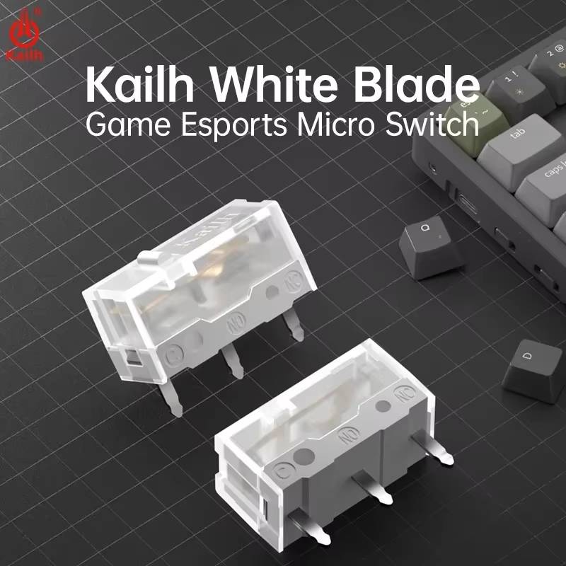 Kailh GM X White Sword Mechanical Keyboard Switch - Smooth Linear Switch for Gaming & Typing | Perfect for Esports, Office Work & Mechanical Keyboard Enthusiasts