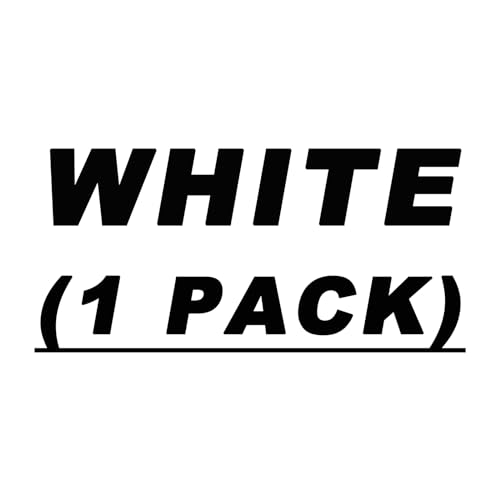 WHITE- 1 PACK