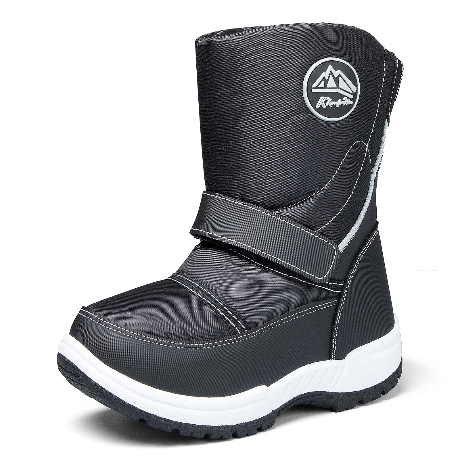 **KomForme Kids' Waterproof Snow Boots for Boys & Girls - Winter Outdoor Boots (Toddler/Little Kid/Big Kid) - Perfect for Snow Play, Hiking & Cold Weather Adventures**