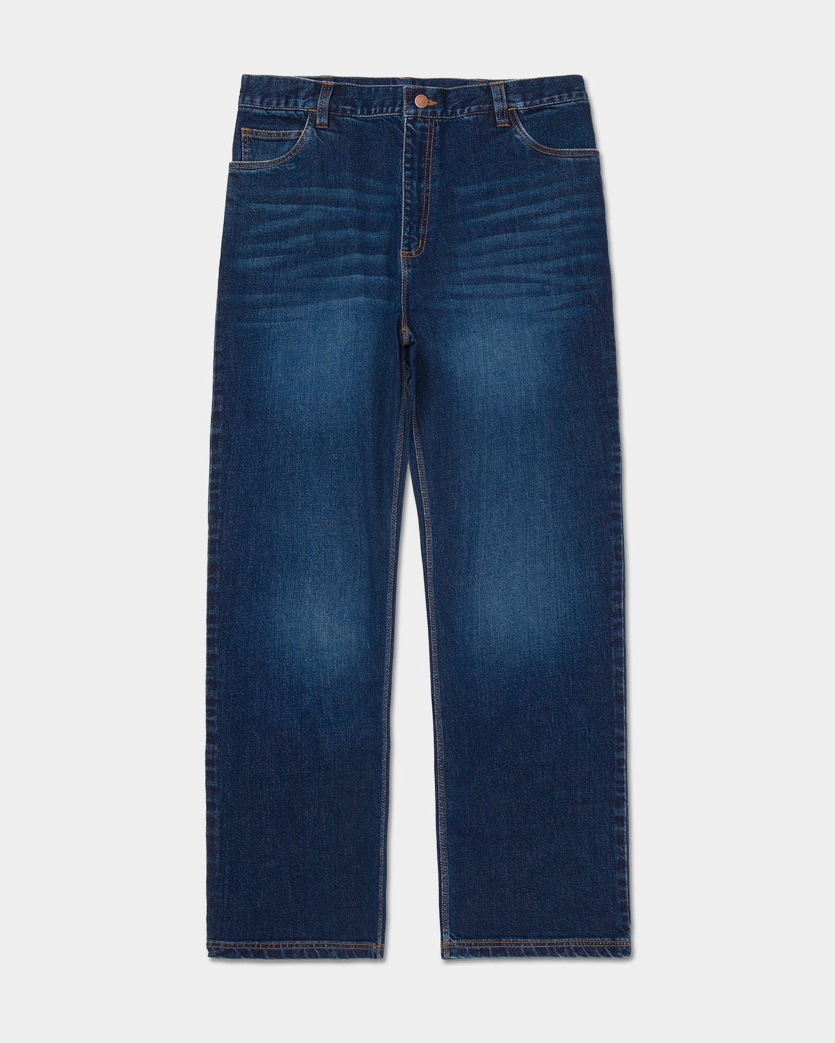 Men's Stretch 5-Pocket Jeans - Comfortable Slim Fit Denim Pants for Casual Wear & Everyday Outfits