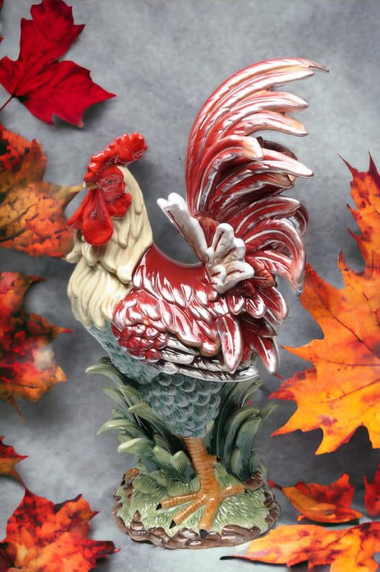 Cosmos Gifts Large Tuscan Rooster Figurine - 23.5