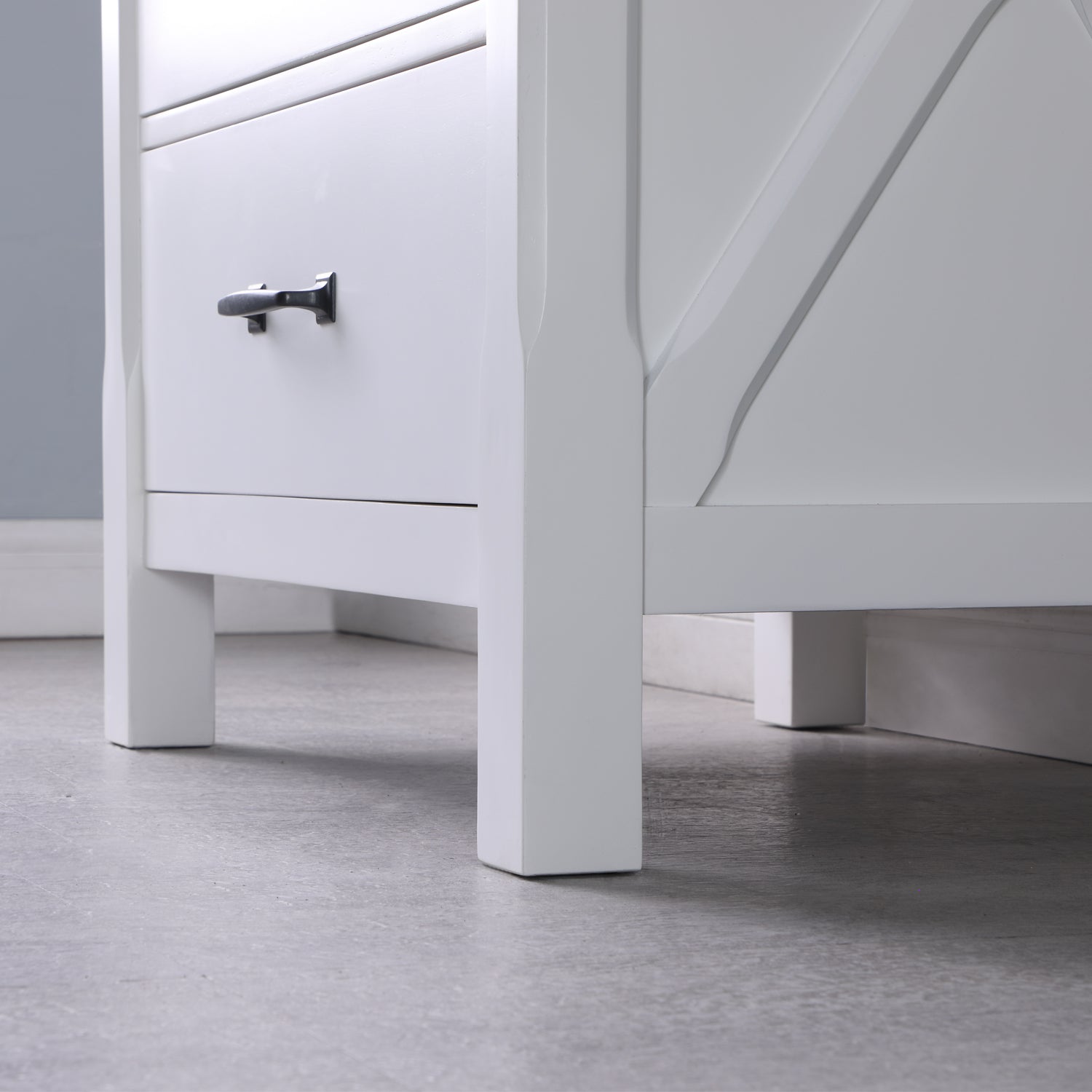 Maribella 30-Inch Single Bathroom Vanity Set with Carrara White Marble Countertop - Modern Sink Cabinet for Small Bathrooms, Powder Rooms & Guest Baths