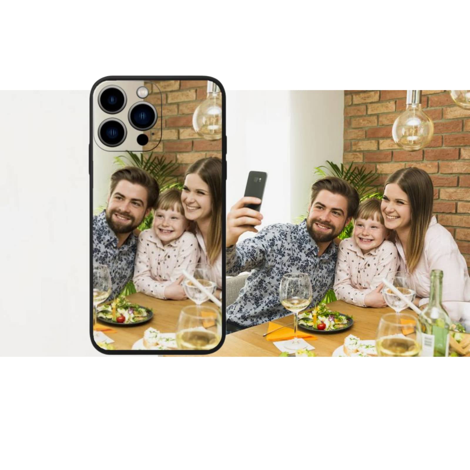 Custom Photo Phone Case for iPhone 14/13/12/11/Xs Series - Personalized Picture Cover for iPhone 14 Pro Max/13 Pro Max/12 Pro Max/11 Pro Max/Xs Max - Durable Protective Case with Your Favorite Image - Perfect for Gifts, Travel & Daily Use