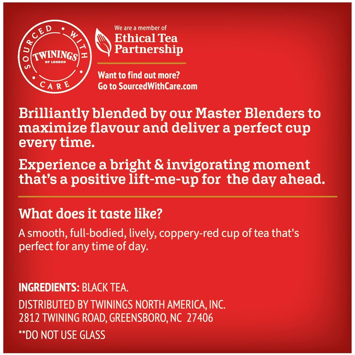 Twinings English Breakfast Tea K-Cup Pods for Keurig - 48 Count (Pack of 2) | Caffeinated Black Tea with Smooth Robust Flavor | Perfect for Morning Boost, Office Break or Afternoon Relaxation