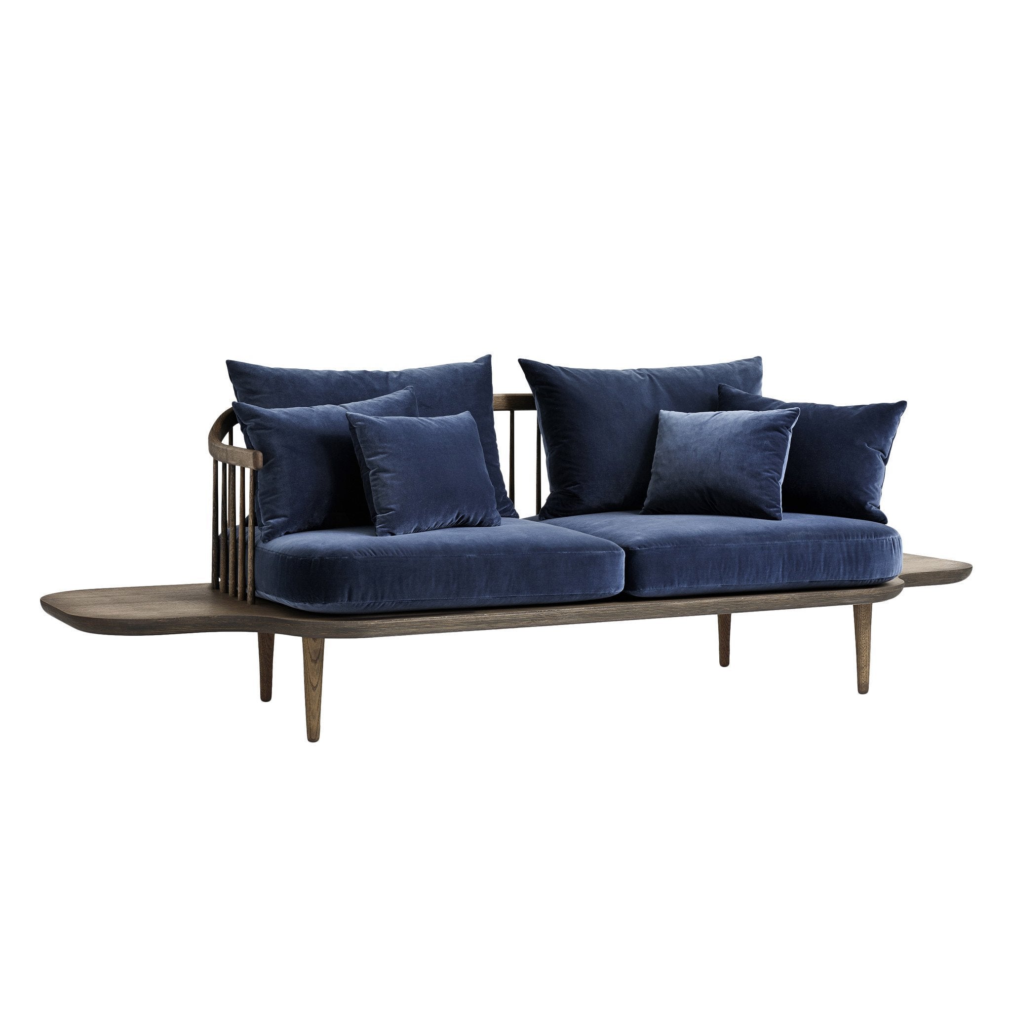 FLY SC3 2-Seater Sofa with Side Tables - Modern Living Room Furniture for Small Spaces, Apartments & Cozy Home Decor