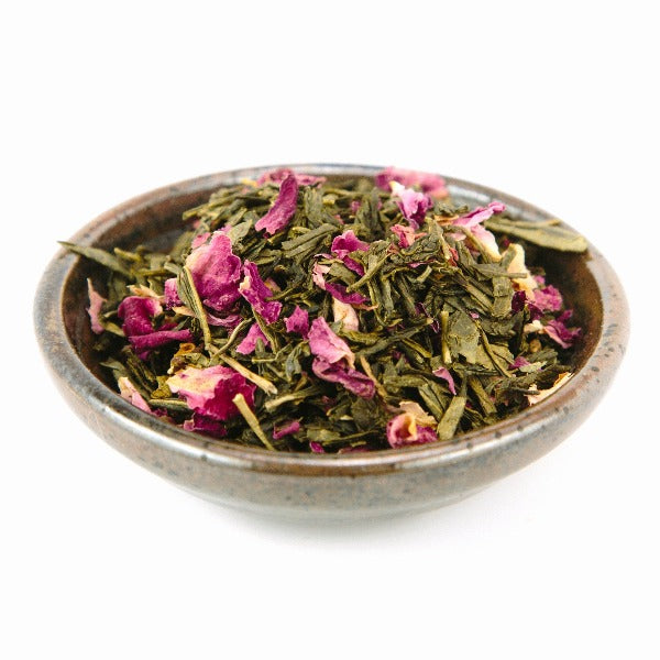 Premium Wild Cherry Green Tea - Organic Loose Leaf Tea for Weight Loss & Relaxation - Perfect for Afternoon Tea & Stress Relief