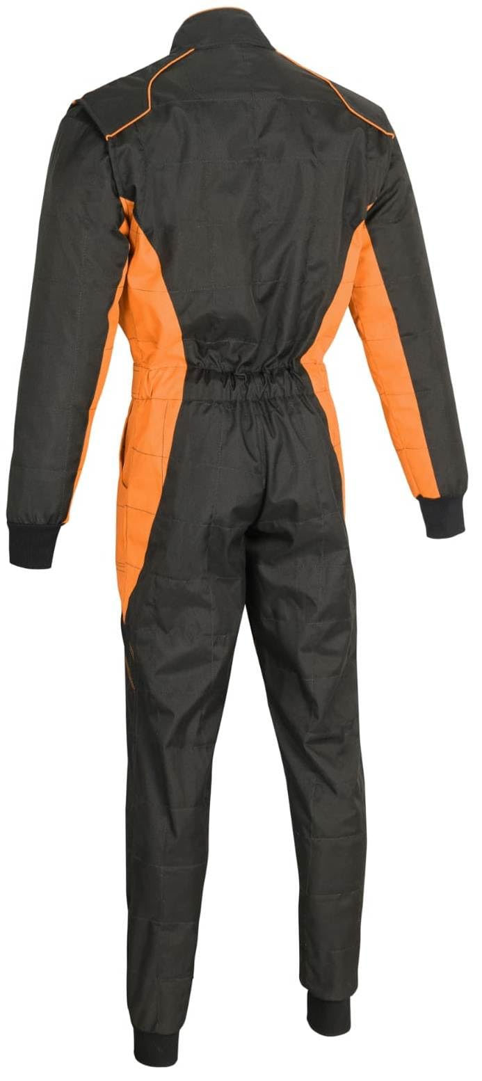 TK Adult Karting Suit - Professional One Piece Race & Rally Suit - Cordura Fabric for Go Kart Racing - Perfect for Track Days, Motorsport Events & Racing Enthusiasts