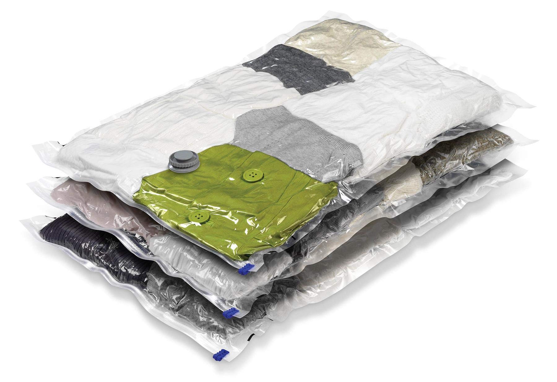 Large Vacuum Storage Bags for Clothes & Blankets | Space Saving Storage Solution for Travel, Moving & Seasonal Organization
